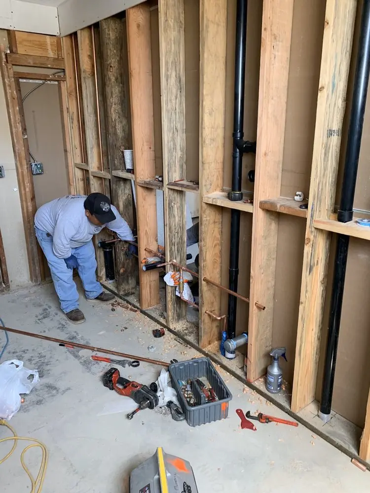 Commercial rough-in plumbing for Commercial Plumbing in College Park